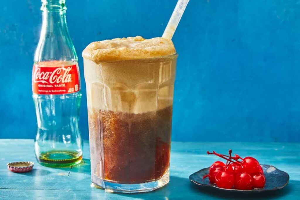 cara membuat cola float